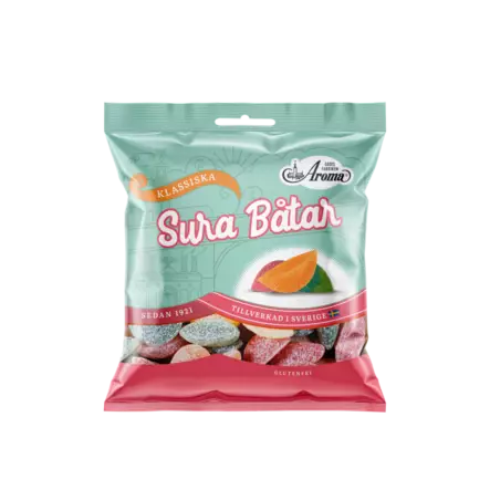 AROMA SOUR-VENEET 80G - Makeispussit, -patukat ja tikkarit - 7312990002883 - 1