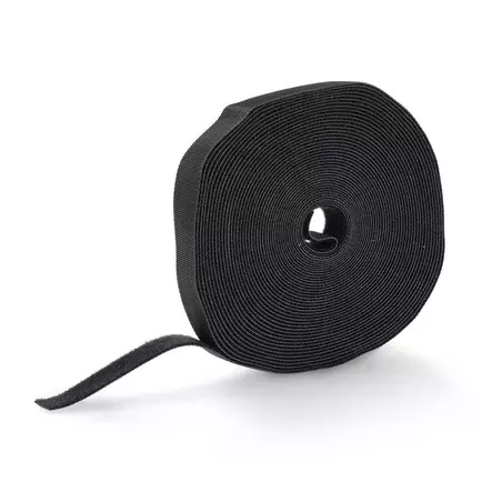 Nedis tarranauharulla 9,1 m x 16 mm, musta - Nippusiteet ja kaapelikiinnikkeet - 5412810304493 - 1