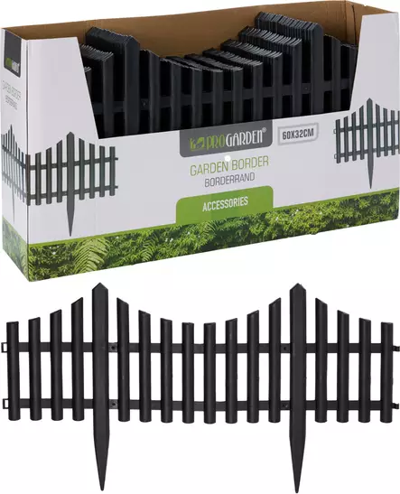 Nurmikon rajaaja musta 60X32 cm - Kasvituet - 8721037866873 - 1