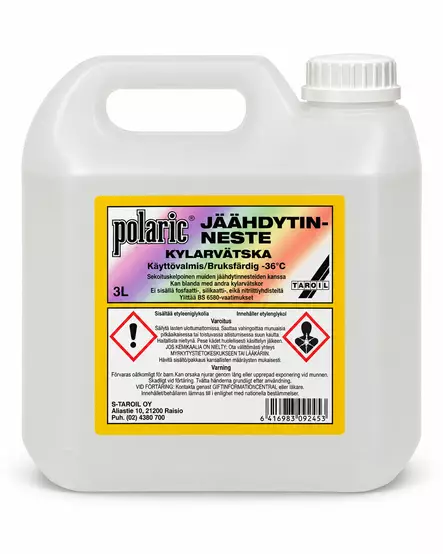 Polaric käyttövalmis jäähdytinneste 3 L - Jäähdytysnesteet - 6416983092453 - 1
