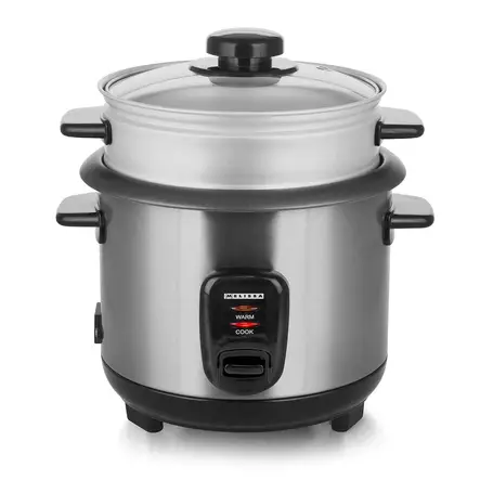 Melissa riisinkeitin 1,0 l 400 W, höyrykori ja lämpimänäpito - Airfryerit ja friteerauskeittimet - 8711902089933 - 2