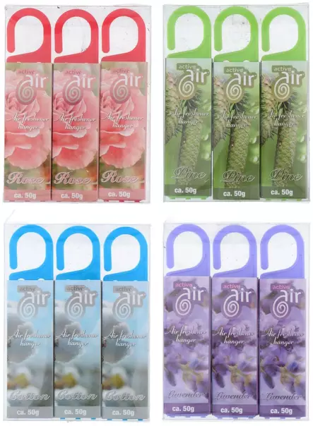 Ripustettavat raikastimet, 3 kpl/paketti, lajitelma - Ilmanraikastimet - 8711252045993 - 1