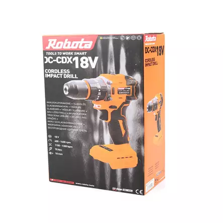 Robota akkuporakone DC-CDX18V 10MM - Akkuporakoneet - 6438212140483 - 2