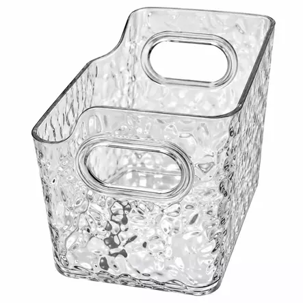 Säilytyslokerikko 12 × 10 × 9,6/12,8 cm – kirkas - Korit - 6438506026813 - 1