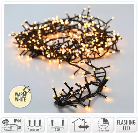 Tuikkiva Led-valosarja 500 led - Jouluvalot ulkokäyttöön - 8721037682213 - 1