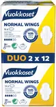VUOKKOSET DUO NORMAL WINGS 2x12 TUPLA - Tamponit ja terveyssiteet - 6414100896403 - 1