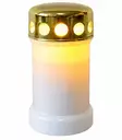 LED-hautakynttilä 7,3 × 13,3 cm – hämäräkytkin ja ajastin - LED-kynttilät - 6438506023263 - 1