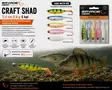 SG Craft Shad 7,2cm Dark Water MIX - Jigit ja jigipäät - 5706301740953 - 1