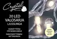 SISÄVALOSARJA 20 LED PASTELLI - Sisävalosarjat ja valonauhat - 6438159388443 - 2