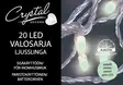 SISÄVALOSARJA 20 LED PASTELLI - Sisävalosarjat ja valonauhat - 6438159388443 - 5