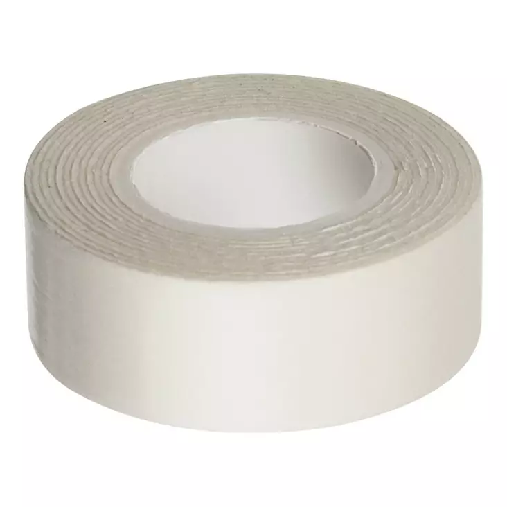 2-PUOLEINEN TEIPPI 19MM X 1,5M VALKOINEN - Kaksipuoliset teipit - 8001814376673 - 1