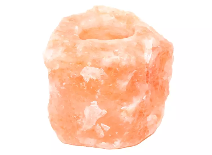 4Living Kynttiläkippo suolakivi - Kynttilänjalat ja tuikkukipot - 6410412162113 - 1