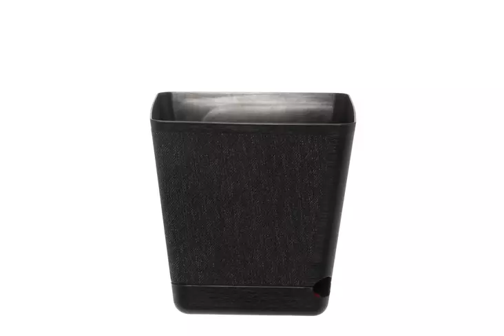 4Living Ruukku Kora Textil musta 18 cm - Kukkaruukut ja -amppelit - 6410416334233 - 1