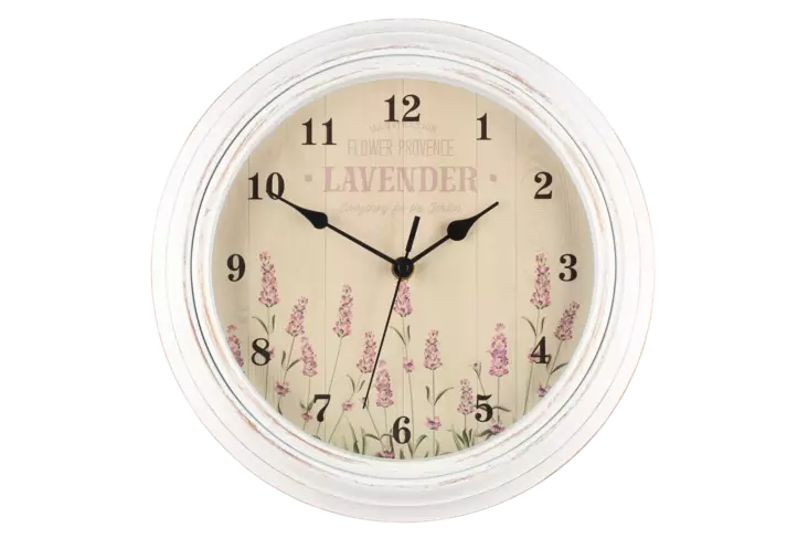 4Living Seinäkello Lavender 30 cm - Seinä- ja pöytäkellot - 6410416235523 - 1