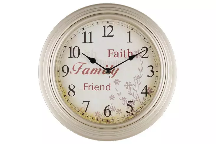 4Living Seinäkello Family 30 cm - Seinä- ja pöytäkellot - 6410416282343 - 1