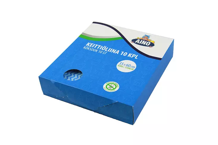 Aino keittiöliina 60 x 35 cm 10 kpl - Siivousliinat ja -sienet - 6416096004213 - 1