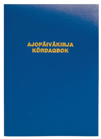 Ajopäiväkirja A5, pystymalli, 32 sivua - Muistilehtiöt ja -kirjat - 9789512381623 - 1