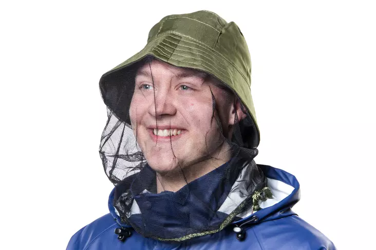 Atom Hyttyspäähine verkolla - Metsästysasusteet - 6410411945533 - 1