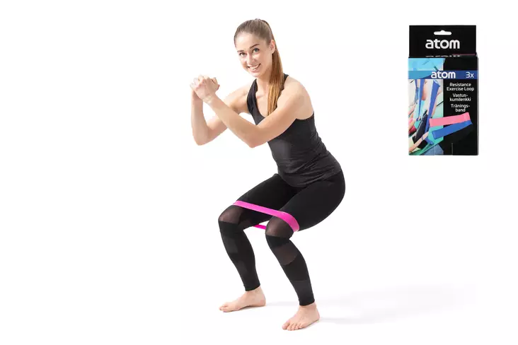 Atom Vastuskumilenkki 3 kpl - Kuntoiluvälineet - 6410413215993 - 1