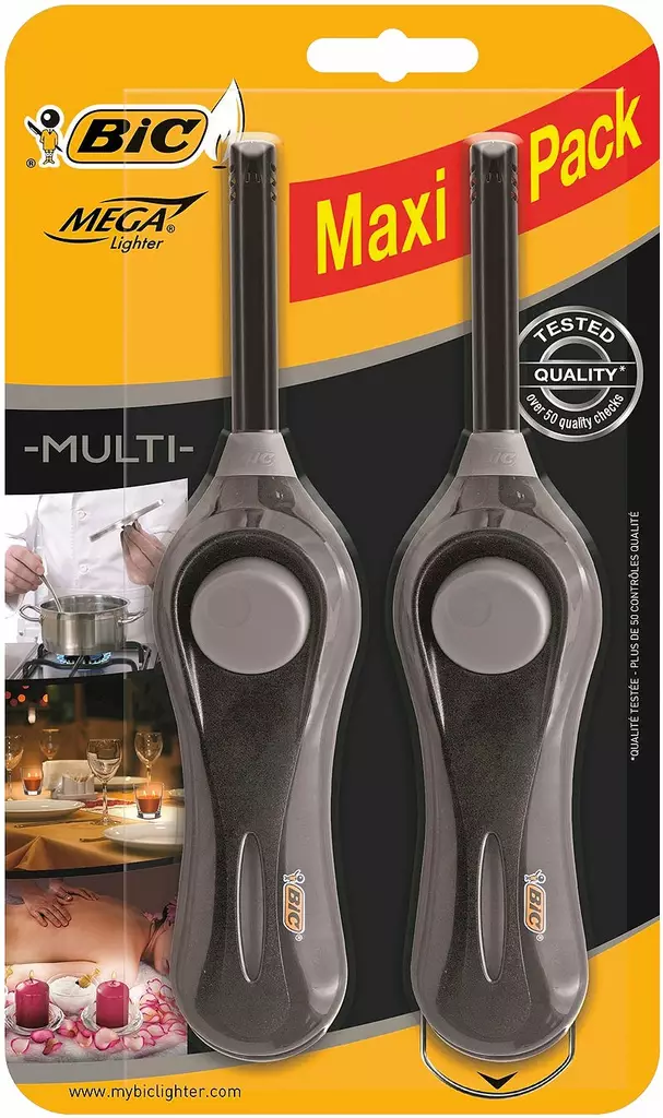 BIC MEGALIGHTER 2-PACK - Sytytystarvikkeet - 3086123417953 - 1