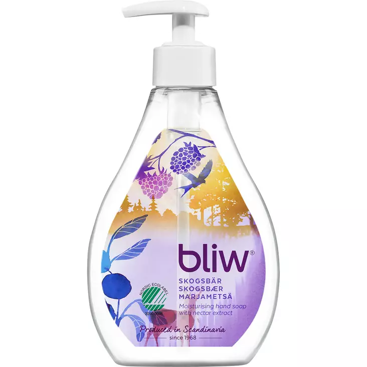 Bliw 300ml Marjametsä pumppupullo nestesaippua - Käsisaippuat - 7310618429043 - 1