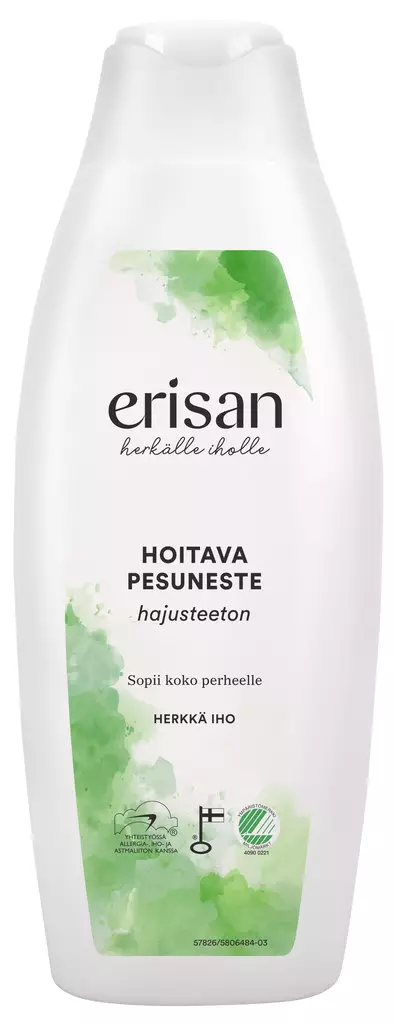 ERISAN PESUNESTE 400ML HOITAVA - Naisten saippuat ja suihkugeelit - 6417964578263 - 1