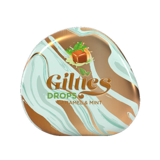 GILTIES DROPS SOUR CARAMEL & MINT - Purukumit ja pastillit - 6430076690043 - 1