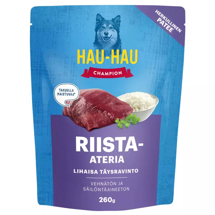 HHC RIISTA-ATERIA 260 G - Koiran märkäruoat - 6430076891693 - 1