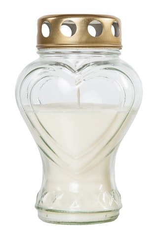 Hautakynttilä sydän - Kynttilänjalat ja tuikkukipot - 4740302710523 - 1