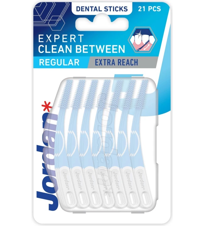 Jordan 21kpl Expert Hammastikku Regular - Suunhoito, hammastahnat ja -harjat - 7046110057643 - 1