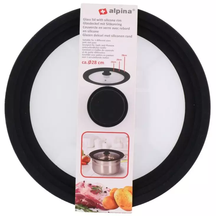 KATTILAN KANSI 28 cm - Kattilan kannet ja tarvikkeet - 8711252077703 - 1