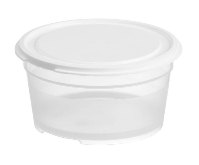 KEITTIÖRASIA PYÖREÄ 0,45l VALKOINEN - Ruuansäilytysrasiat - 6411760793103 - 1