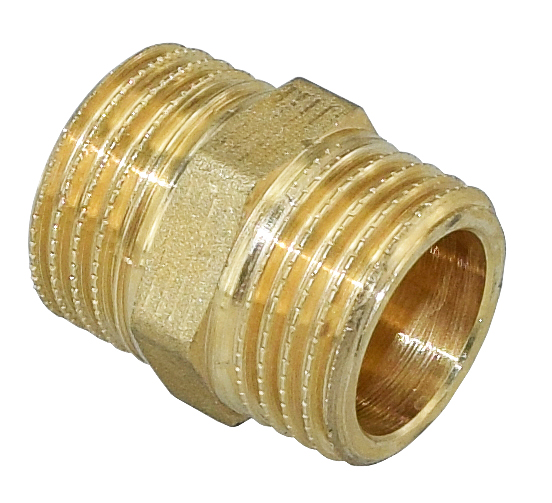 Kaksoisnippa messinkiä - Putket ja putkiliittimet - 6438140055033 - 1