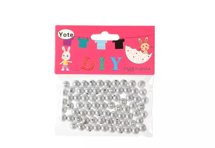 Kapel Heijastava helmi 8 mm 75 kpl valkoinen - Tee-se-itse DIY - 6410416086453 - 1