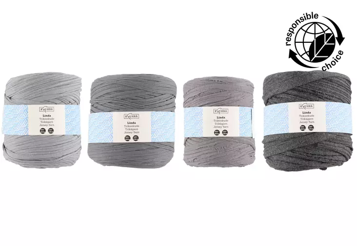 Kehrä Linda Trikookude tummanharmaa - Käsityölangat - 6410413010253 - 1