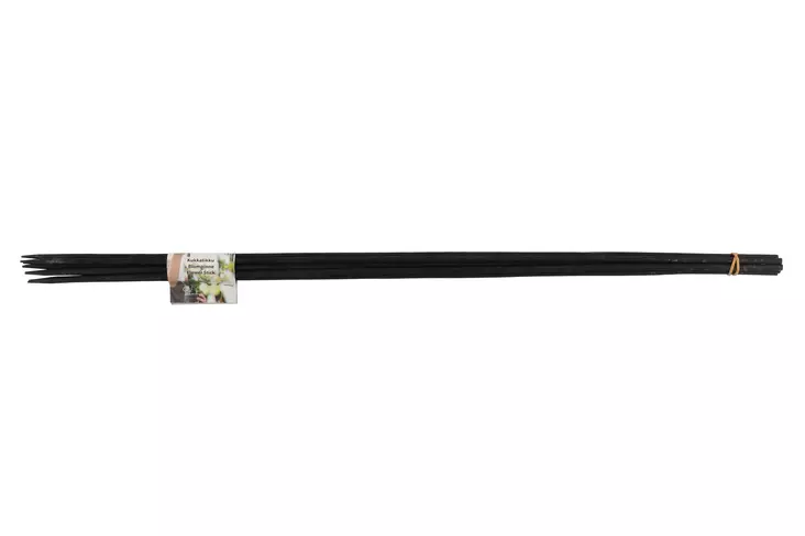 Kukkatikku musta 8x900 mm 10 kpl - Kasvituet - 6410413132313 - 1