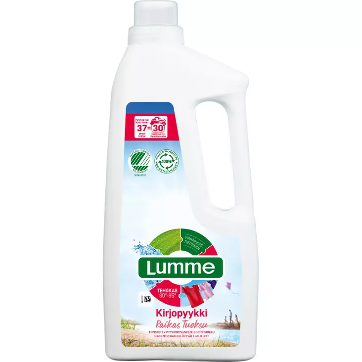 Lumme 1500ml Kirjopyykki Raikas tuoksu pyykinpesuneste - Pyykinpesuaineet  - 7046110307533 - 1
