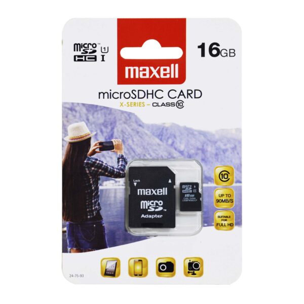 MAXELL MICRO SD HC 16GB - Tallennusvälineet - 4902580745233 - 1
