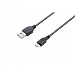 MOBIA DATAKAAPELI MUSTA MICRO USB 1 METRI - Muut puhelintarvikkeet - 6430035340453 - 1