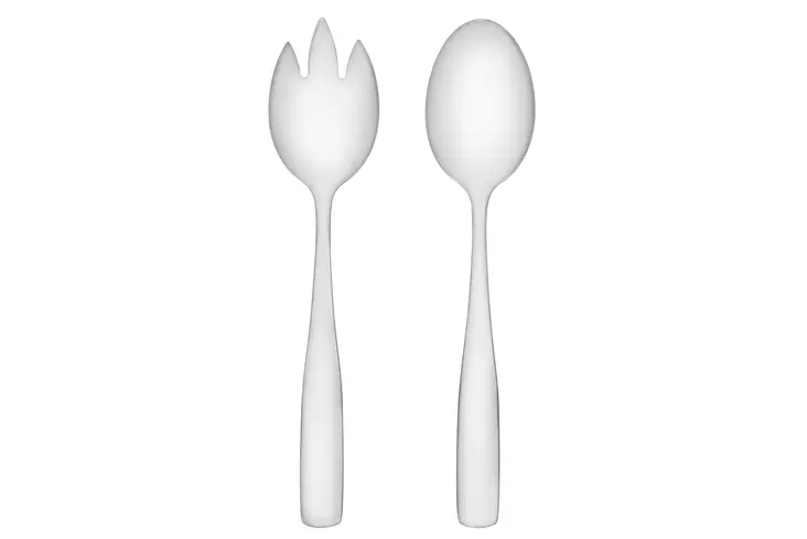 Maku Basic Salaattiottimet terästä - Ottimet ja tarjoiluvälineet - 6410413030633 - 1