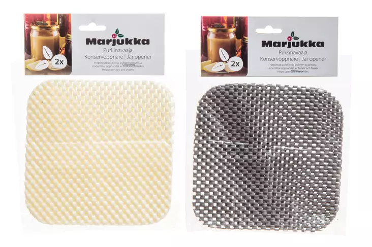Marjukka Purkinkannen ja pullon avaaja 2kpl lajitelma - Avaajat, raastimet ja keittiötarvikkeet - 6410410112103 - 1