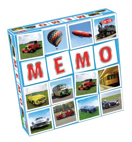 Memo Ajoneuvot muistipeli - Pöytä- ja lautapelit - 6416739414423 - 1