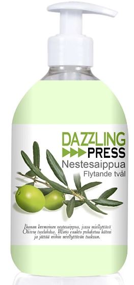NESTESAIPPUA 500ML DAZZLING PRESS OLIVI - Käsisaippuat - 6420613517063 - 1