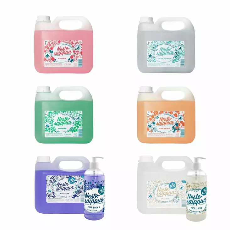 NESTESAIPPUA FOXTEL 3 L LAJITELMA - Käsisaippuat - 6419642030773 - 1