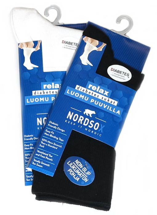 Naisten luistamattomat sukat diabeetikolle 36-38 - Naisten sukat - 6438159074223 - 1