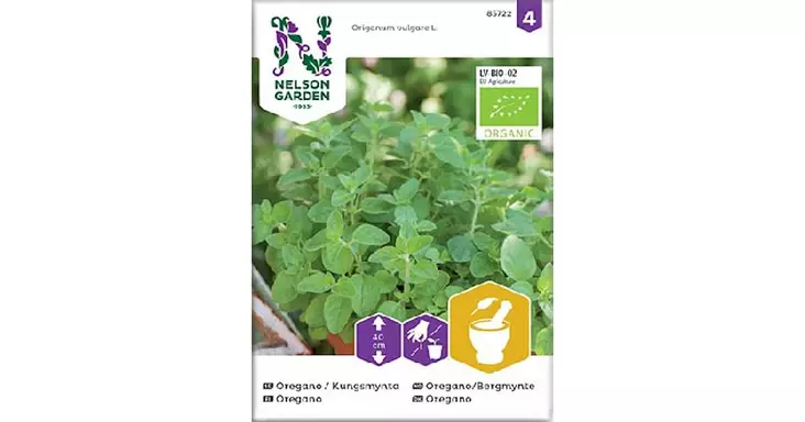 Oregano/ Mäkimeirami, Organic - Vihannesten ja hedelmien siemenet - 7312600857223 - 1