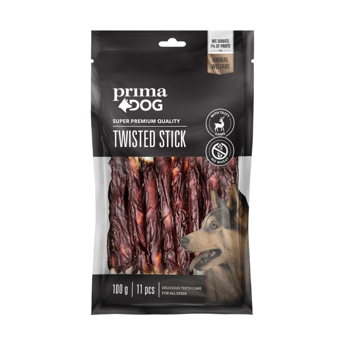 PRIMADOG RIISTAPURUTIKKU 13 CM - Koiran makupalat - 6430076890733 - 1