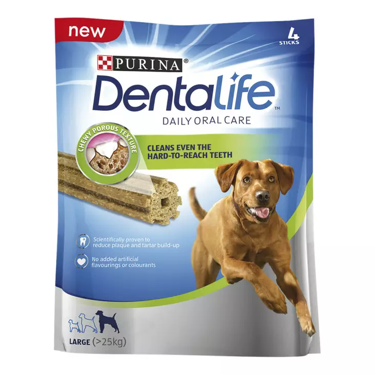 PURINA DENTALIFE LARGE - Koiran hampaidenhoitoherkut - 7613035378643 - 1