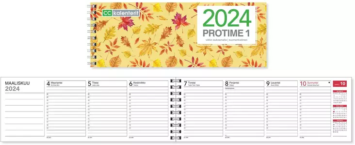 PÖYTÄKALENTERI 2024 PROTIME ECO - Kalenterit - 6418787026573 - 1