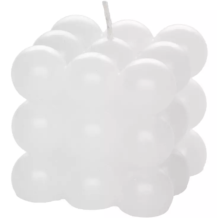 Polar Pöytäkynttilä Kuplakuutio valko - Pöytäkynttilät ja tuoksukynttilät - 6410416216553 - 1